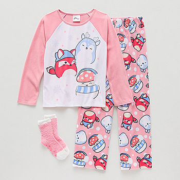 3-PC PAJAMA - CORAL 3-PC PAJAMA - CORAL