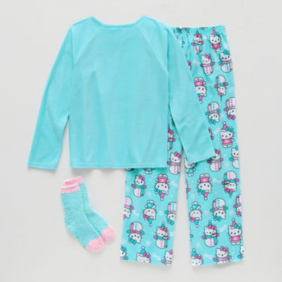 Little & Big Girls 3-pc. Hello Kitty Pajama Set