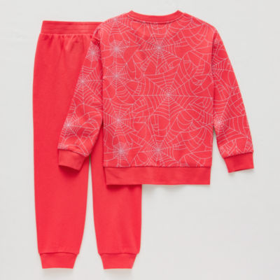 Disney Collection Little & Big Boys 2-pc. Fleece Spiderman Pant Set