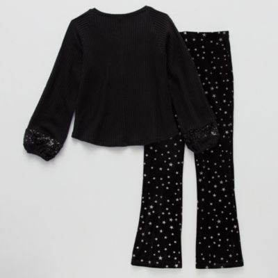 Eyeshadow Little & Big Girls 2-pc. Pant Set