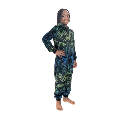 Jammers Kids Little & Big Boys Long Sleeve One Piece Pajama