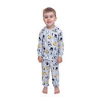 Jammers Kids Toddler Boys 2-pc. Pajama Set, 4t, Gray