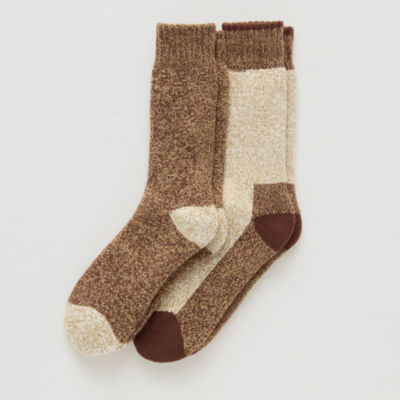 St. John's Bay Thermal Mens 2 Pair Boot Socks