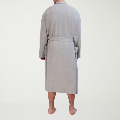 Hanes Mens Waffle Long Sleeve Length Robe