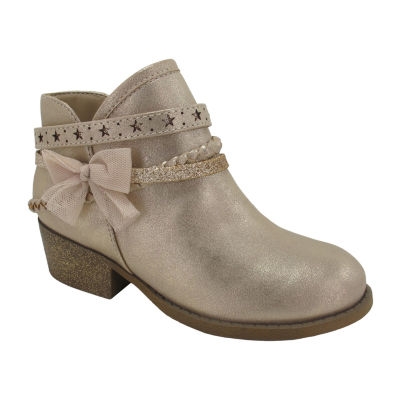 Pop Little Big Girls Amalia Block Heel Booties MainPlace Mall