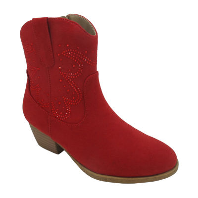 Pop Little & Big  Girls Dolen Stacked Heel Booties