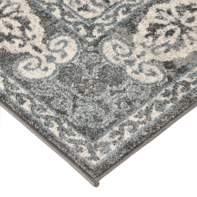 Amer Rugs Alexandria Banbury Bordered Loomed Washable Indoor Rectangular Area Rug