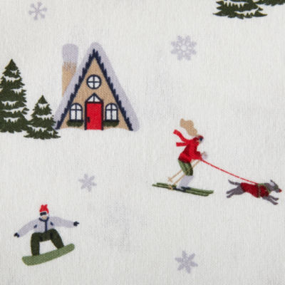 North Pole Trading Co. Cotton Flannel Sheet Set