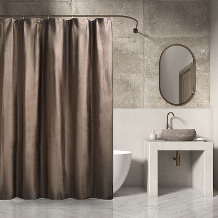 Queen Street Valletta Shower Curtain, One Size, Beige