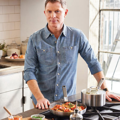 Bobby Flay Stainless Steel Ceramic Non-Stick 12-pc. Cookware Set