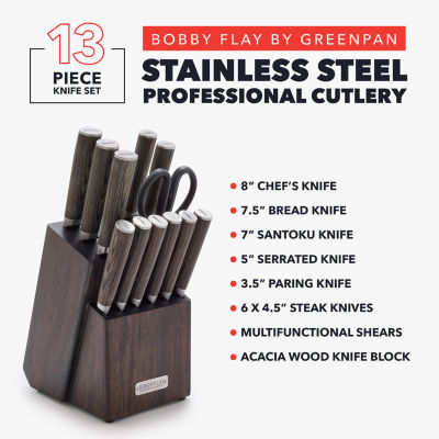 Bobby Flay 13-pc. Knife Block Set