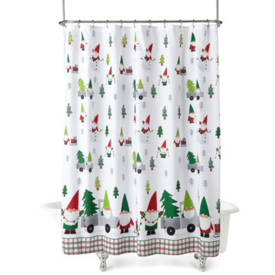 Avanti Tree Gnomes Shower Curtain