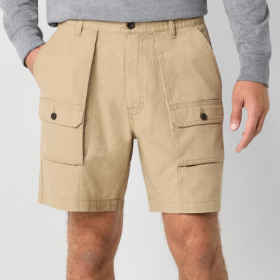 St. John's Bay Canvas Hiking 7" Mens Cargo Short