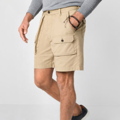 St. John's Bay Canvas Hiking 7" Mens Cargo Short