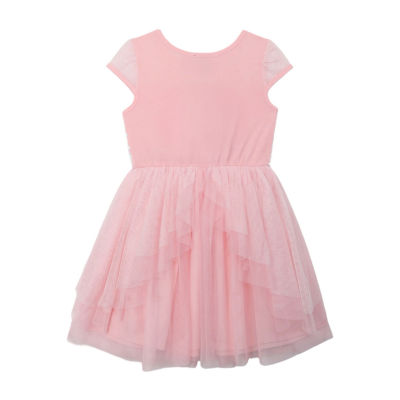Lilt Little Girls Short Sleeve Cape Tutu Dress