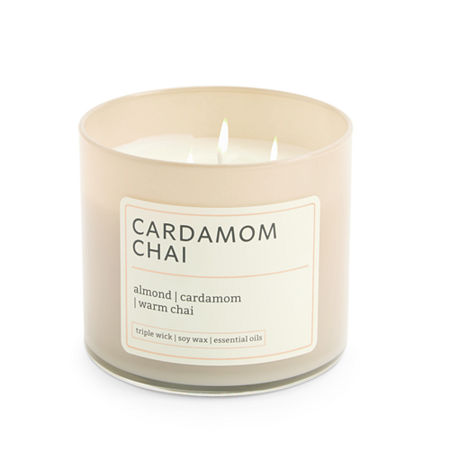 Distant Lands Cardamom Chai 3-wick Scented Jar Candle
