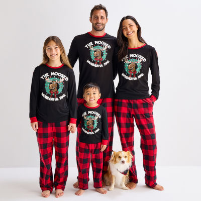 Moose Buffalo Matching Family Pajamas
