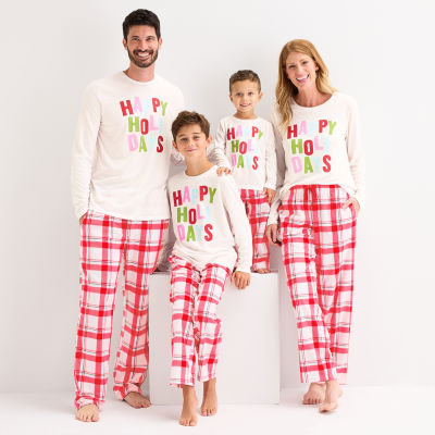 Happy Holiday Matching Family Pajamas