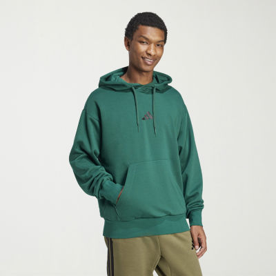 adidas Feel Cozy Mens Long Sleeve Fleece Active Big and Tall Hoodie