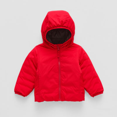 Okie Dokie Reversible Boys Water Resistant Midweight Puffer Jacket