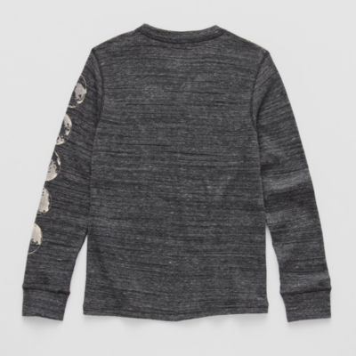 Thereabouts Little & Big Kid Boys Crew Neck Long Sleeve Regular Fit Thermal Top