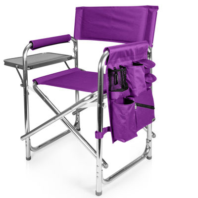 Picnic Time® Folding Sports Chair + Side Table