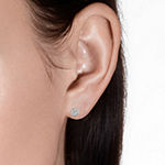 Certified 1/2 CT. T.W. Genuine White Diamond 14K Gold 9.5mm Stud Earrings