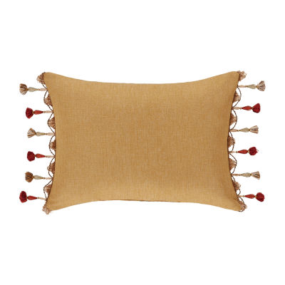 Five Queens Court August Rectangular Throw Pillow