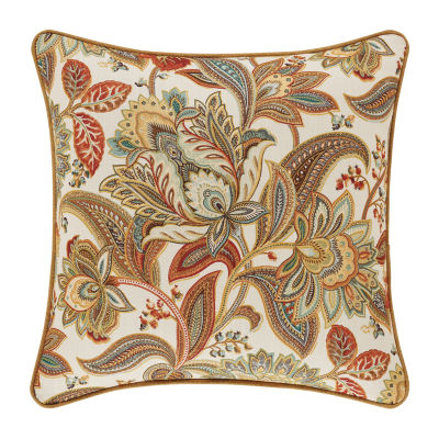 Five Queens Court August 18x18 Square Throw Pillow