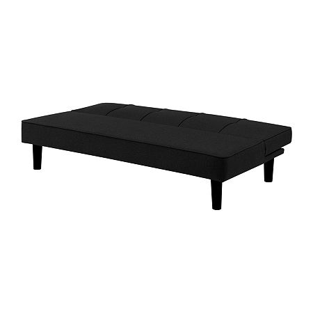 Langley Serta Convertible Sofa, One Size, Black