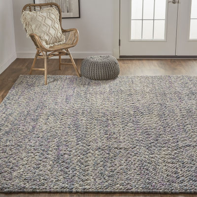 Weave And Wander Genet Solid Flatweave Indoor Rectangle Area Rugs