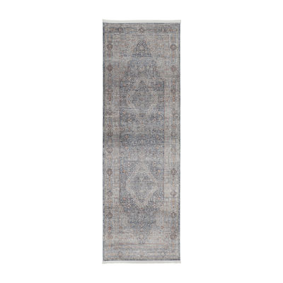 Weave And Wander Gilford Medallion Machine Made Indoor Rectangle Runners