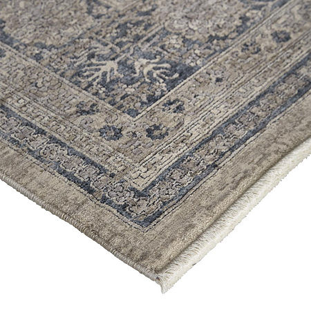 Weave And Wander Gilford Medallion Machine Made Indoor Rectangle Area Rugs, One Size, Gray