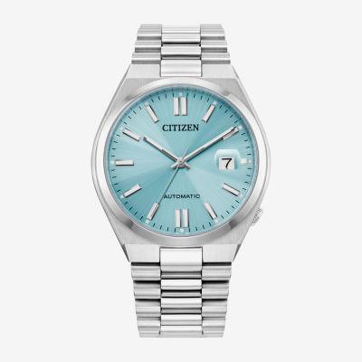 Citizen Mens Automatic Silver Tone Stainless Steel Bracelet Watch Nj0151-53m