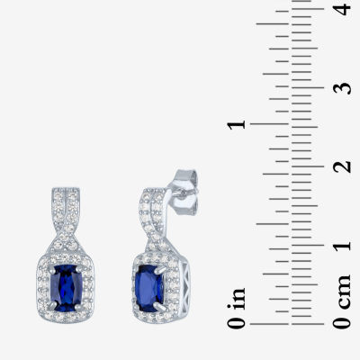 Lab Created Blue Sapphire Sterling Silver 3-pc. Jewelry Set