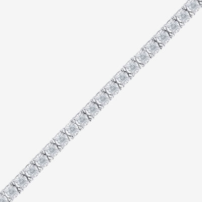 (H-I / I1) 2 CT. T.W. Lab Grown White Diamond 10K Gold 7.25 Inch Tennis Bracelet