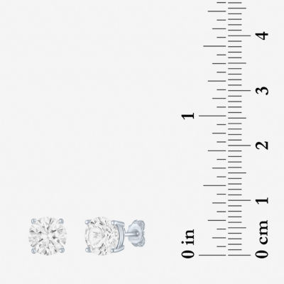 YES PLEASE! 2.5 CT.T.W. Lab-Created White Sapphire Stud Earrings in Sterling Silver