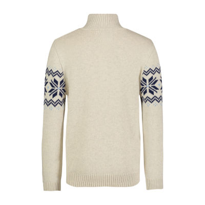 IZOD Little & Big Kid Boys High Neck Long Sleeve Pullover Sweater