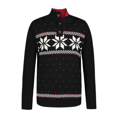 IZOD Little & Big Boys High Neck Long Sleeve Pullover Sweater