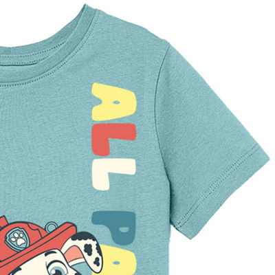 Xtreme Toddler Boys Crew Neck Short Sleeve Paw Patrol Graphic T-Shirt