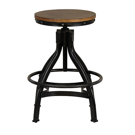 Hoboken 2-pc. Swivel Bar Stool, One Size, Brown