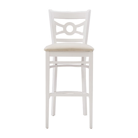 Trenton 2-pc. Bar Stool, One Size, White