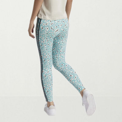 adidas Essentials 3 Stripe Animal Print Legging