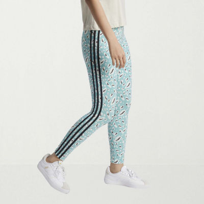 adidas Essentials 3 Stripe Animal Print Legging