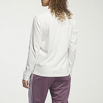 adidas Big Logo Long Sleeve Tee, Color: Off White Wndr Bei adidas Big Logo Long Sleeve Tee, Color: Off White Wndr Bei