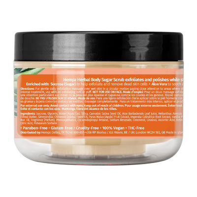 Hempz Sweet Pineapple & Honey Melon Herbal Body Scrub 7.3 Oz.