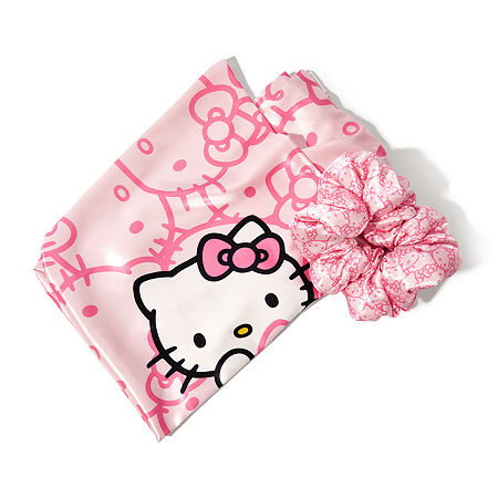 Kitsch Hello Kitty Pillowcase & Scrunchie 2-pc. Hair Goods Set, One Size