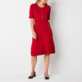 Jcpenney red lace dress best sale