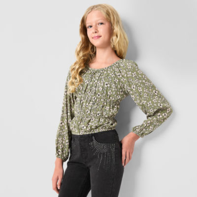 Vanilla Star Big Kid Girls High Rise Flare Leg Jean