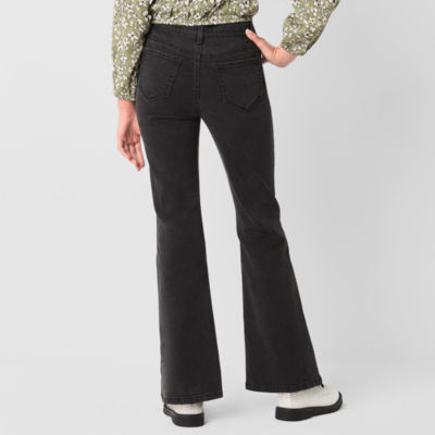 Vanilla Star Big Kid Girls High Rise Flare Leg Jean